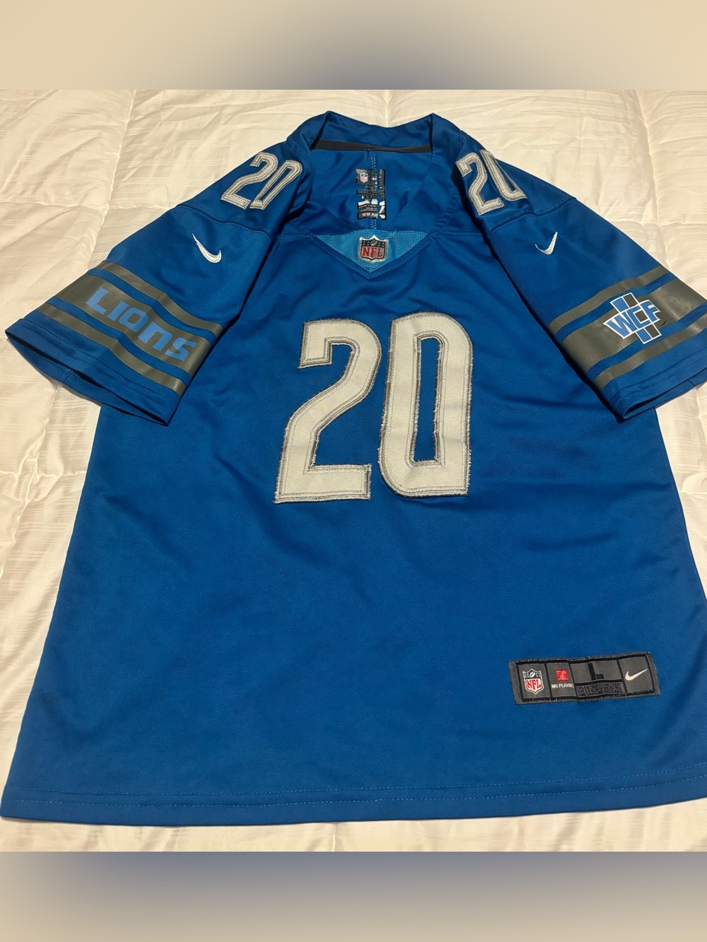 Barry Sanders Detroit Lions NFL Football Jersey Size Youth L
